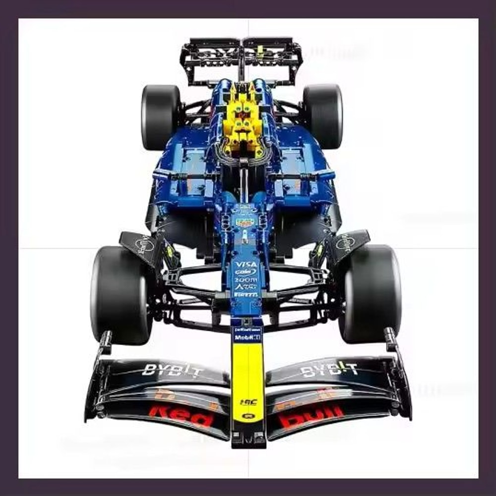 2025 Racing Car Building Blocks Red Blue Models 42206 42207 Kids Gift Set 8