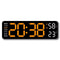 Large 9Inch USB LED Clock With Auto Dimmer 8