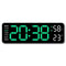 Large 9Inch USB LED Clock With Auto Dimmer 10