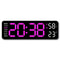 Large 9Inch USB LED Clock With Auto Dimmer 1