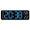 Large 9Inch USB LED Clock With Auto Dimmer 4