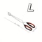 3Sizes Barbecue Scissor Tong NonSlip Long Handle Metal BBQ Baking Clips 7
