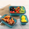 Collapsible Silicone Food Storage Containers Set Stackable SpaceSaving Microwave Freezer Safe Lun 5