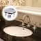 Chrome Sink Overflow Cover Set Leak Proof Easy Install 4