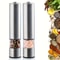 Electric Salt And Pepper Grinder Set One Handed Stainless Steel 0