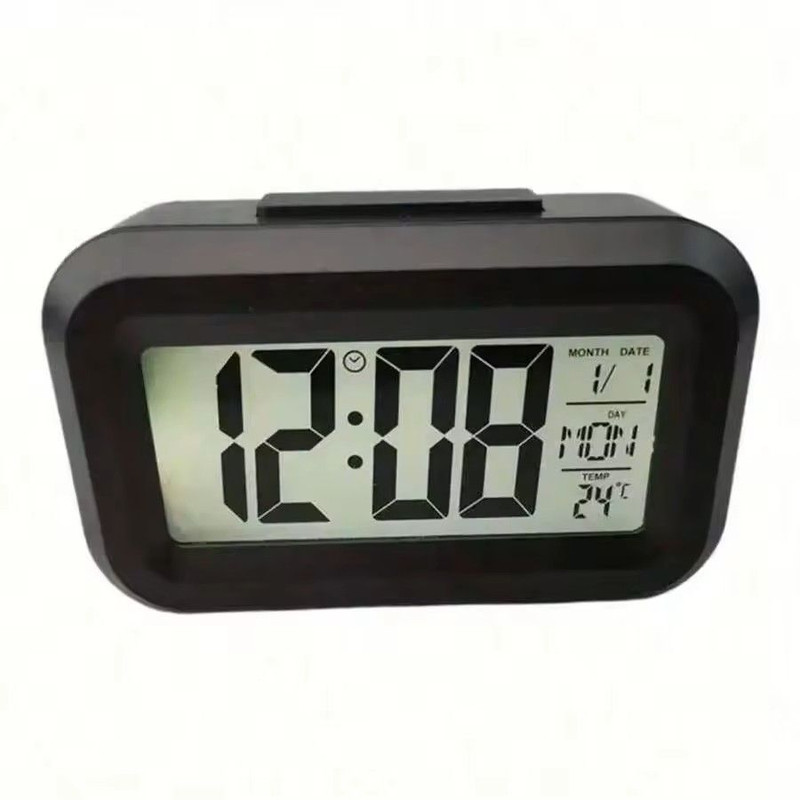 Smart Digital Alarm Clock With LCD Display And Temperature 4