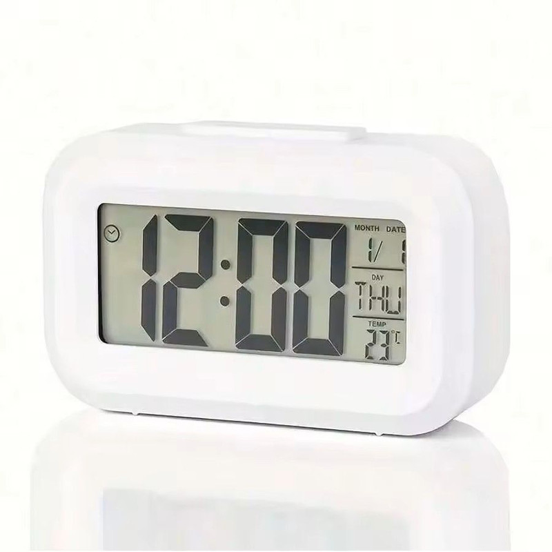 Smart Digital Alarm Clock With LCD Display And Temperature 5