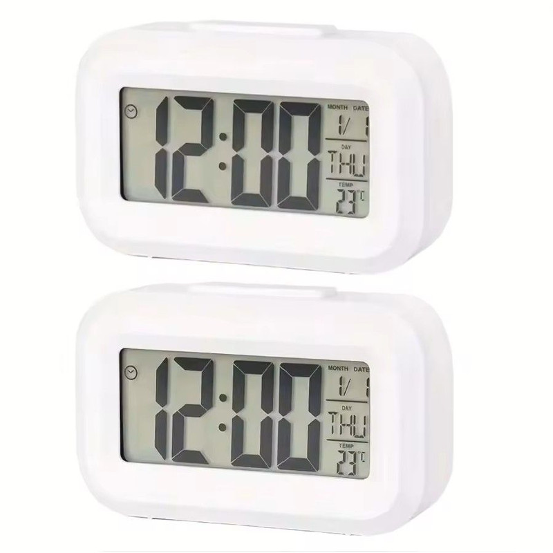 Smart Digital Alarm Clock With LCD Display And Temperature 10