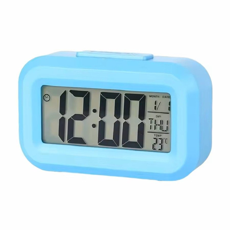Smart Digital Alarm Clock With LCD Display And Temperature 8