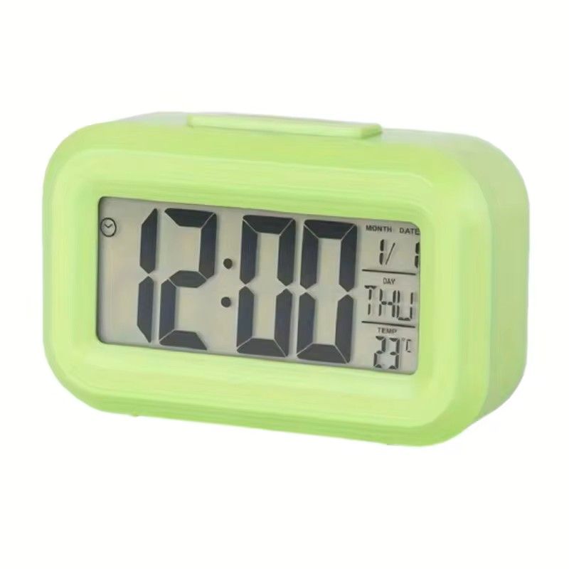Smart Digital Alarm Clock With LCD Display And Temperature 6