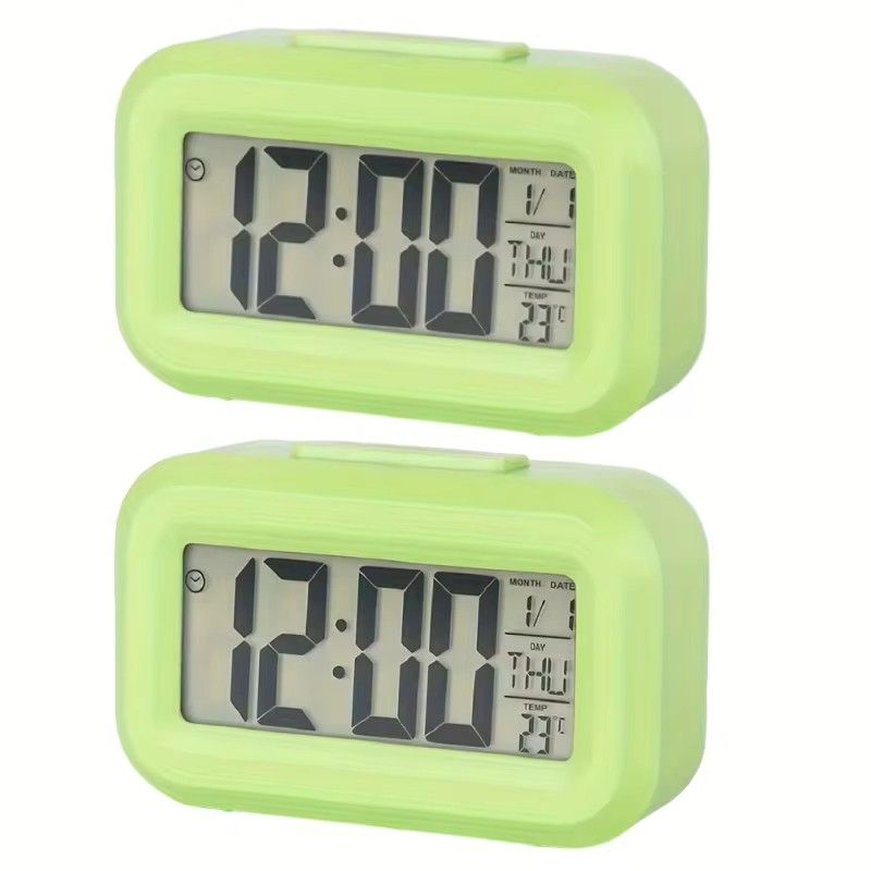 Smart Digital Alarm Clock With LCD Display And Temperature 11