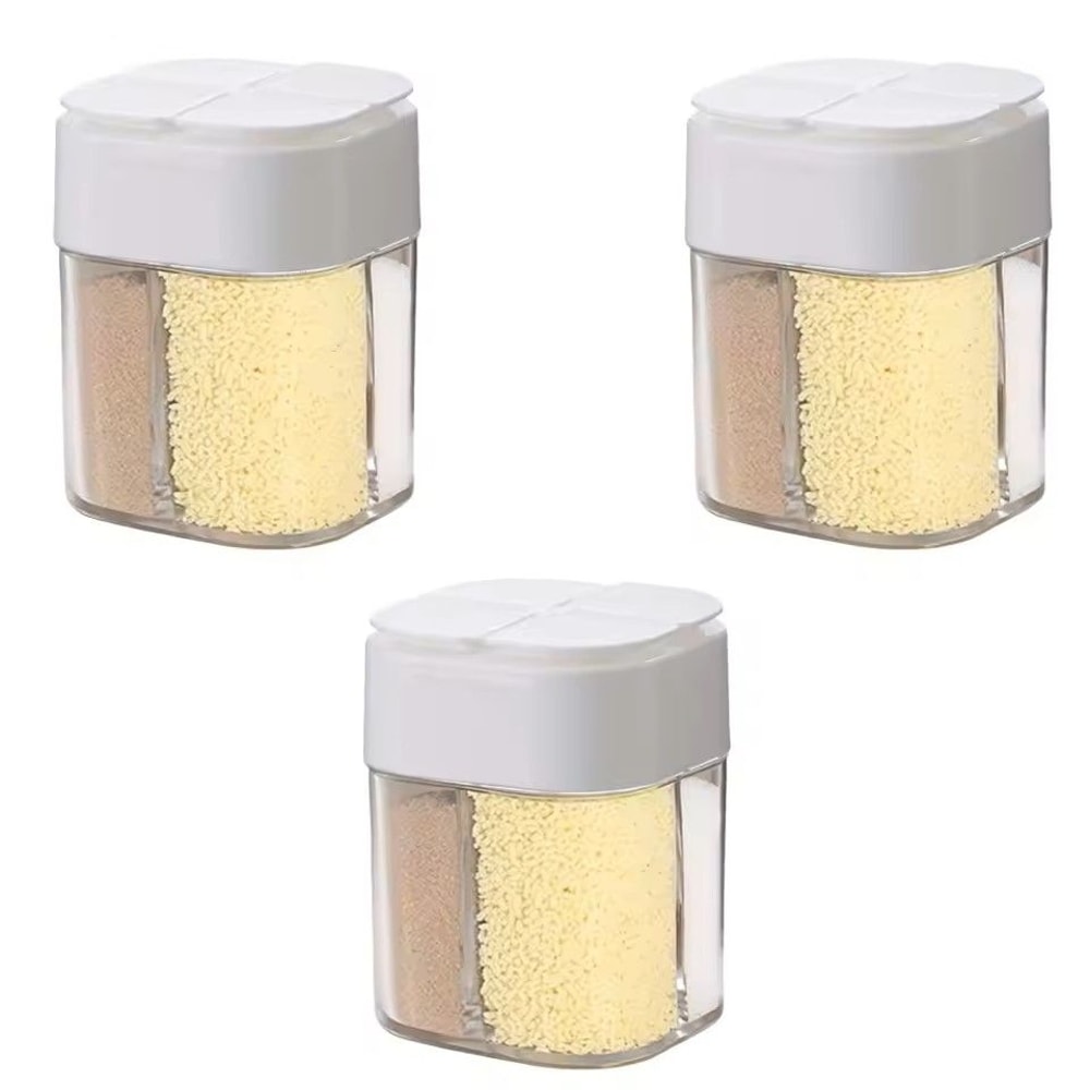 4 In 1 Camping Seasoning Shaker Portable Spice Jar With Lid For BBQ Cooking And Travel 10
