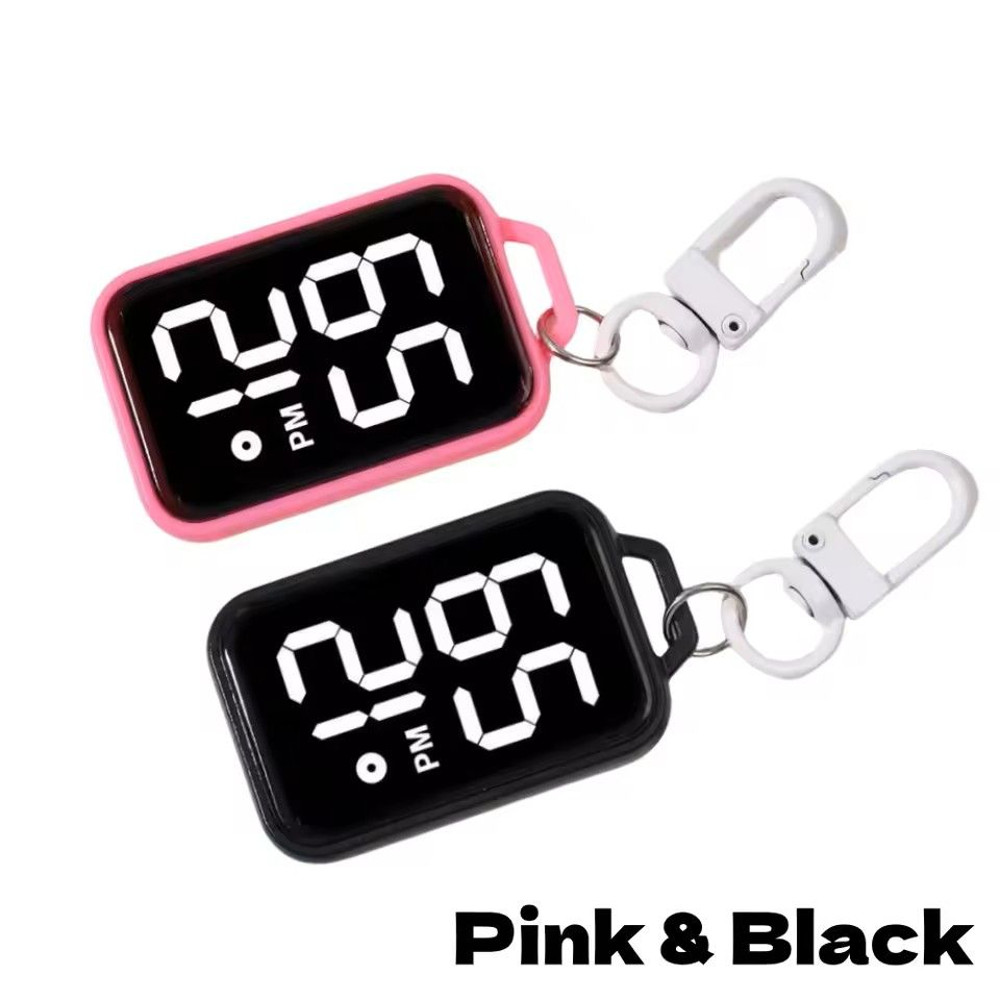 LED Keychain Digital Watch Mini Pocket Timepiece For Students And Backpacks 11