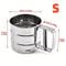 Stainless Steel Fine Mesh Flour Sifter With Handle 10