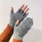 Winter Half Finger Flip Gloves Warm Knitted Windproof Gloves For Men And Women 6