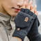Winter Half Finger Flip Gloves Warm Knitted Windproof Gloves For Men And Women 4