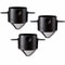 Folding Stainless Steel Coffee Dripper Filter Set With Ear Hook For Hand Pour Over Brewing 10