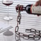 Creative Rope Wine Bottle Holder Snake Chain Suspension Display Rack For Home Decoration 2