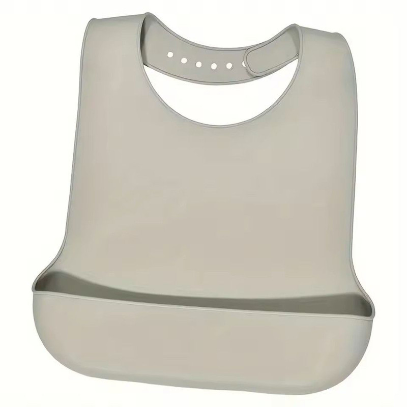 Large Silicone Adult Bib Waterproof Food Grade Bib With Pocket For Elderly Men And Women 8