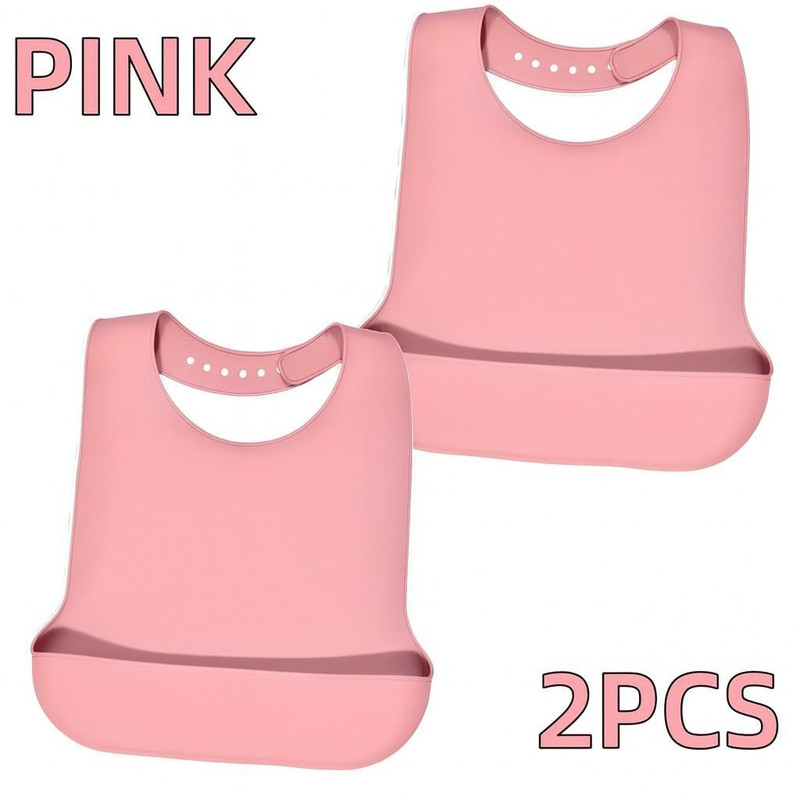 Large Silicone Adult Bib Waterproof Food Grade Bib With Pocket For Elderly Men And Women 12