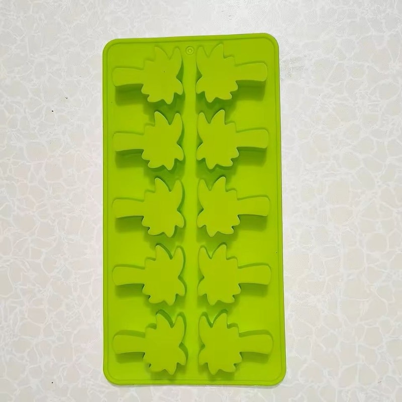 Hawaiian Cactus Pineapple Flamingo Silicone Ice Cube Tray Food Grade Flexible Ice Mold 6