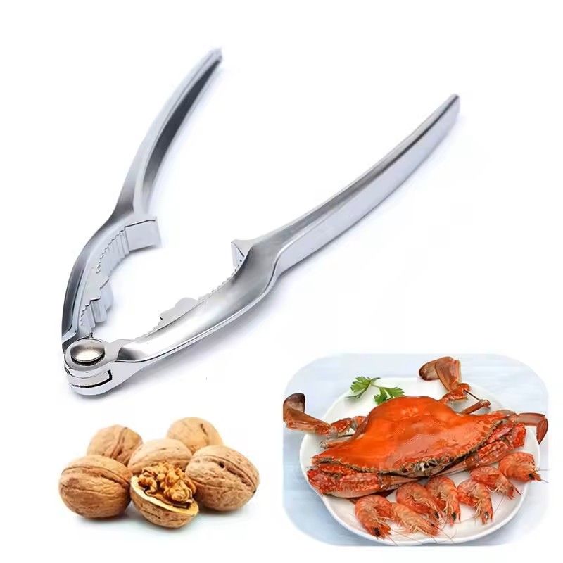 Heavy Duty Zinc Alloy Nutcracker Walnut Hazelnut Pine Nut Sheller Tool 4