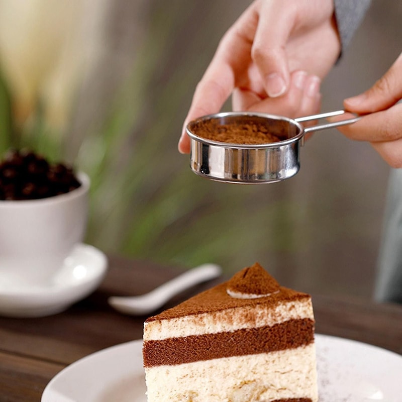 Small Handheld Fine Mesh Flour Sieve Perfect For Baking Powdered Sugar Chocolate Dusting 1