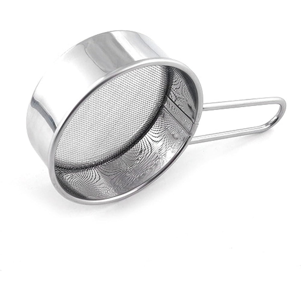 Small Handheld Fine Mesh Flour Sieve Perfect For Baking Powdered Sugar Chocolate Dusting 9