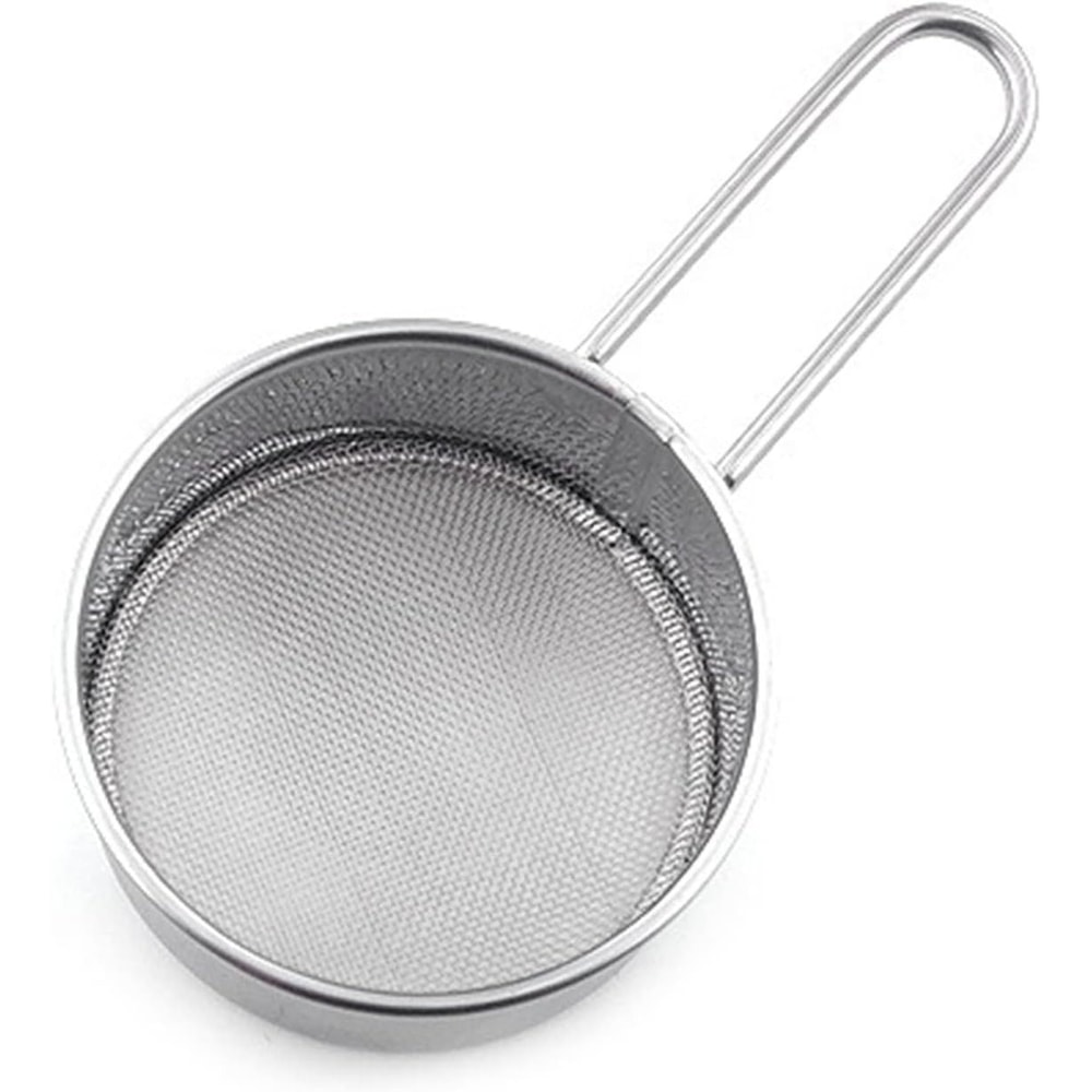 Small Handheld Fine Mesh Flour Sieve Perfect For Baking Powdered Sugar Chocolate Dusting 10