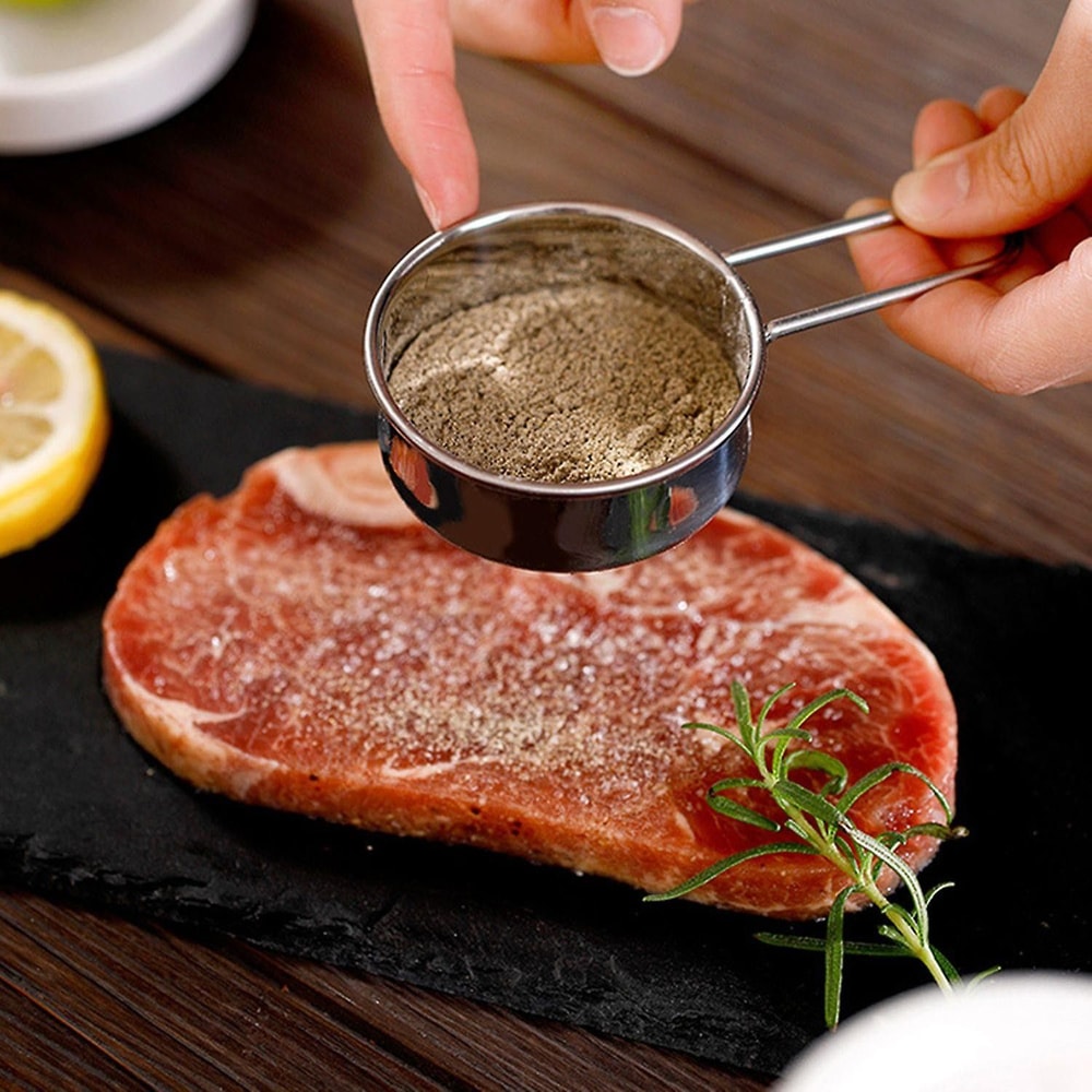 Small Handheld Fine Mesh Flour Sieve Perfect For Baking Powdered Sugar Chocolate Dusting 2