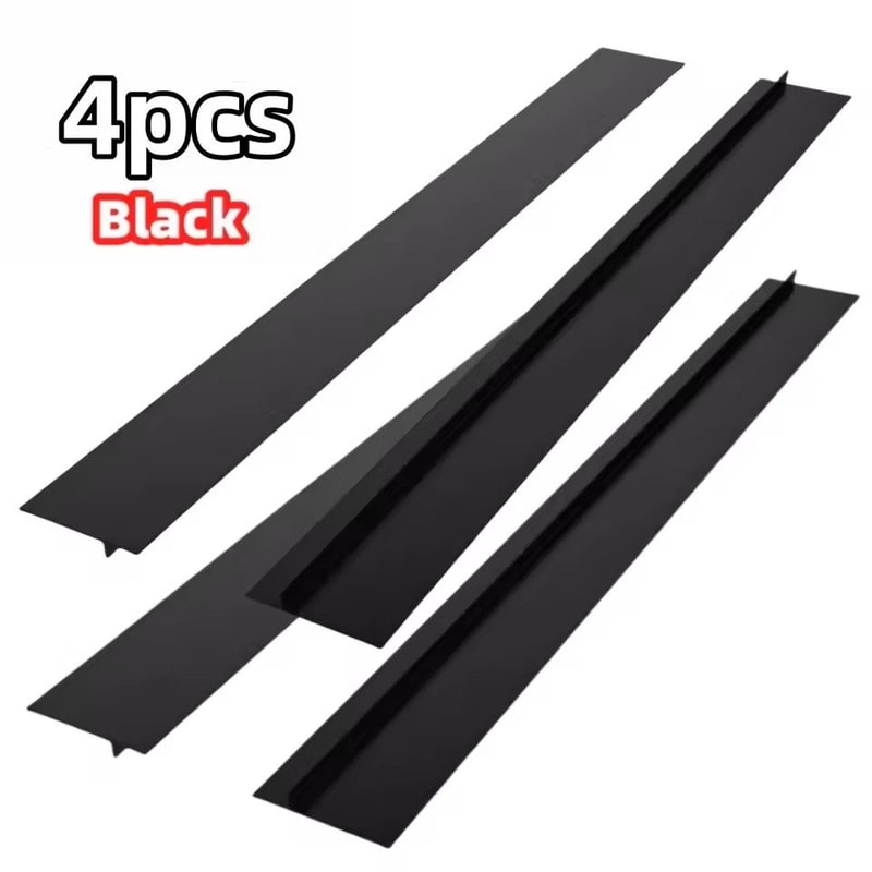 2pcs HighTemperature Silicone Gap Sealing Strip Waterproof AntiFouling Durable 8