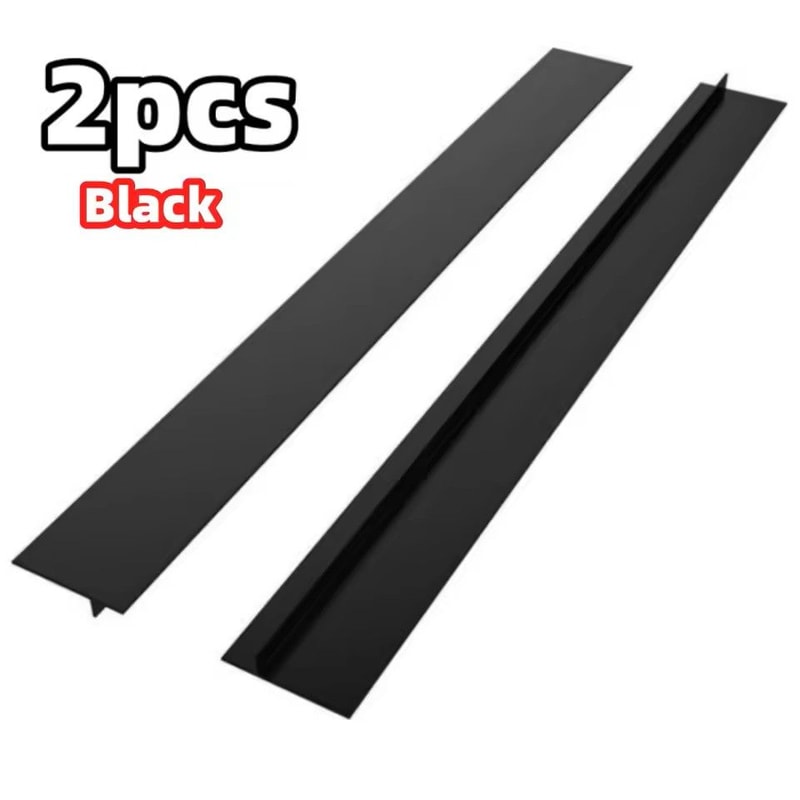 2pcs HighTemperature Silicone Gap Sealing Strip Waterproof AntiFouling Durable 5