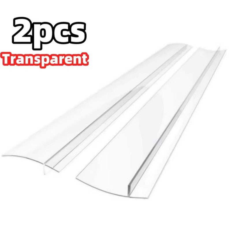 2pcs HighTemperature Silicone Gap Sealing Strip Waterproof AntiFouling Durable 7