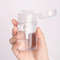 Transparent PushDown Pump Bottle Refillable Dispenser For Makeup Nail Polish Remover Travel Use 3