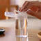 Transparent PushDown Pump Bottle Refillable Dispenser For Makeup Nail Polish Remover Travel Use 5