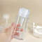Transparent PushDown Pump Bottle Refillable Dispenser For Makeup Nail Polish Remover Travel Use 12