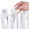 Transparent PushDown Pump Bottle Refillable Dispenser For Makeup Nail Polish Remover Travel Use 11