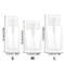 Transparent PushDown Pump Bottle Refillable Dispenser For Makeup Nail Polish Remover Travel Use 20