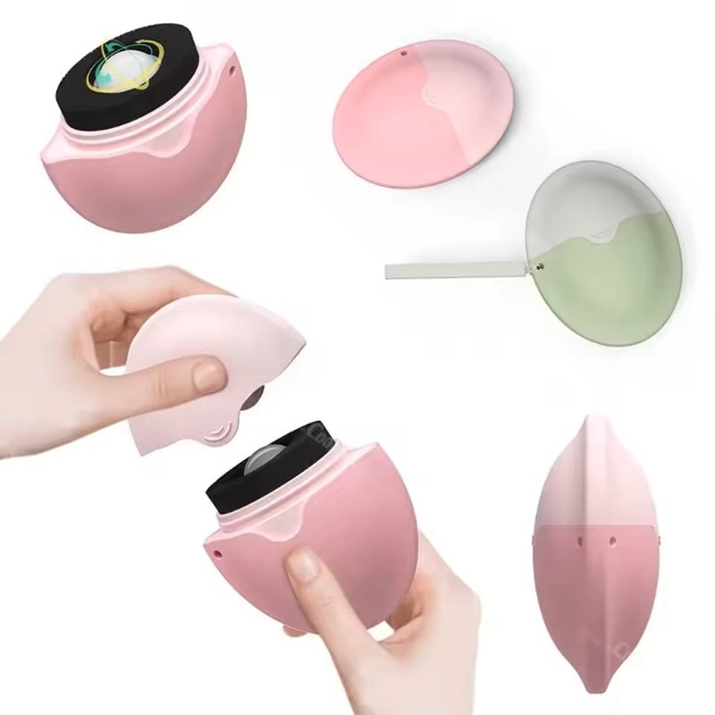 Silicone Suncream Roller Applicator Refillable Oval Lotion Bottle Travel Friendly Cosmetic Tool 1