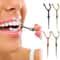Stainless Steel Toothpick And Reusable Y Shape Flossing Holder Portable Eco Friendly Teeth Cleaning 0
