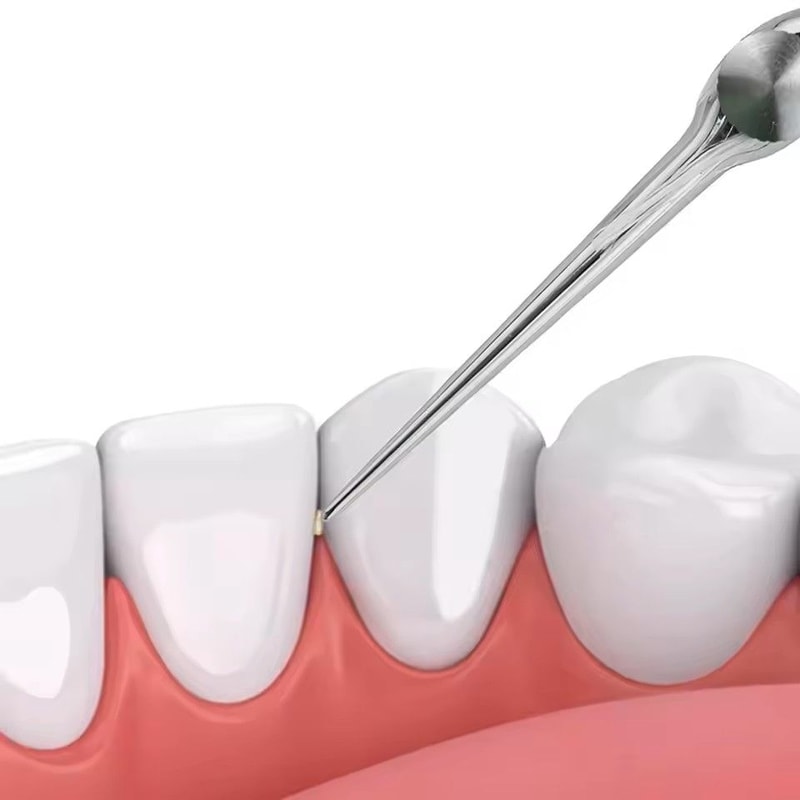 Stainless Steel Toothpick And Reusable Y Shape Flossing Holder Portable Eco Friendly Teeth Cleaning 2