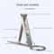 Compact Foldable Nail Clippers Portable Fingernail Cutter With Key Chain Manicure Tool 0