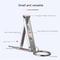 Compact Foldable Nail Clippers Portable Fingernail Cutter With Key Chain Manicure Tool 0