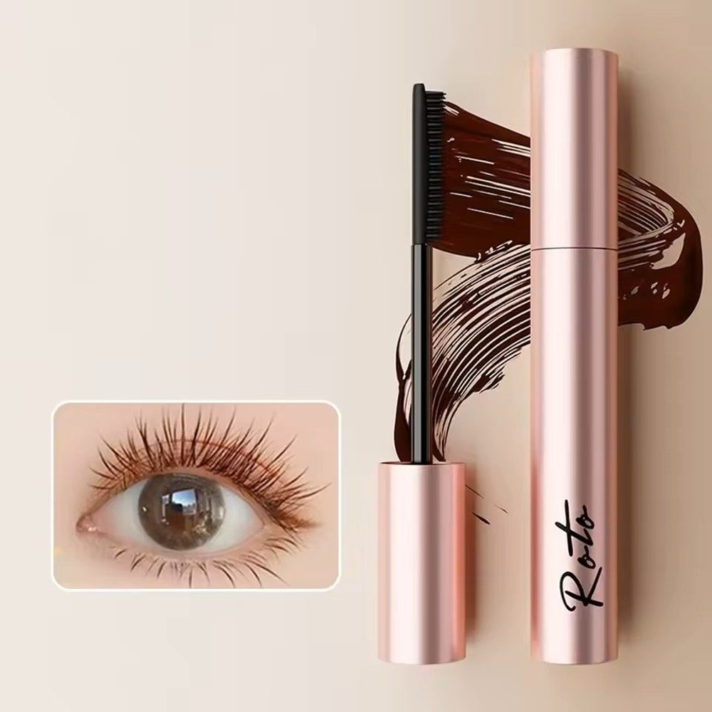 Black Mascara Waterproof Lengthening Silky Eyelashes Volume Eye Makeup Cosmetics 5