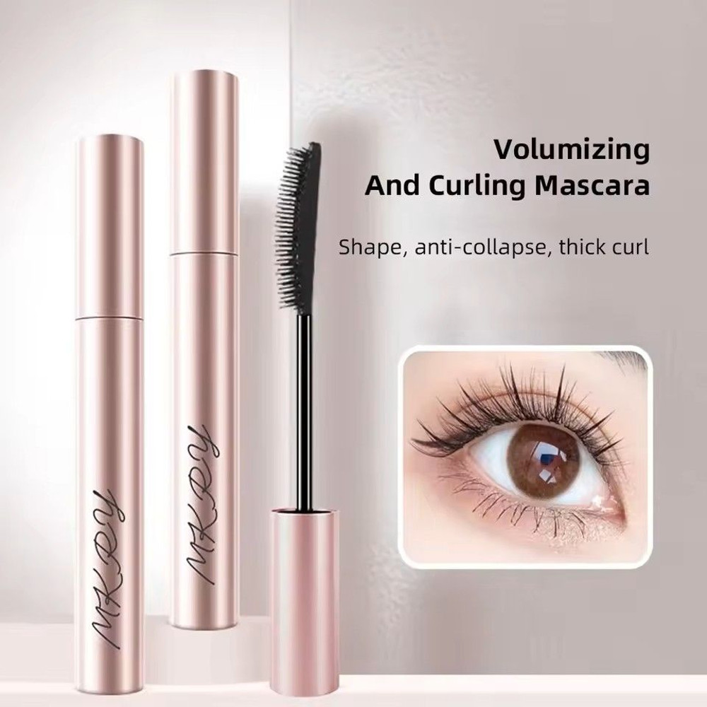 Black Mascara Waterproof Lengthening Silky Eyelashes Volume Eye Makeup Cosmetics 3