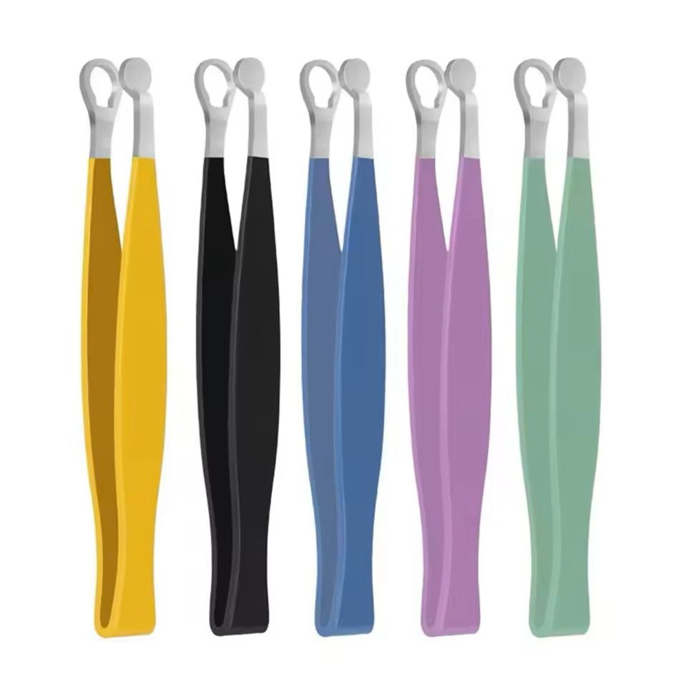 Stainless Steel Nose Hair Trimming Tweezers Eyebrow And Facial Hair Cutter Grooming Tool For Men 2