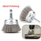 50mm 65mm Steel Wire Wheel Brush For Drill Metal Rust Removal And Polishing Rotary Tool Attachment 0