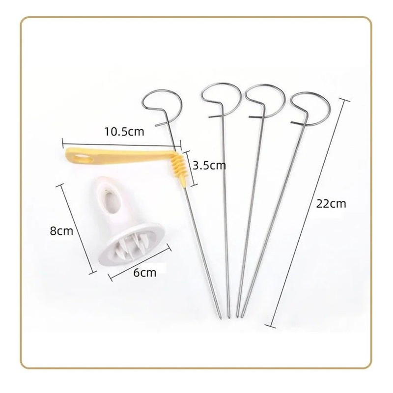 Whirlwind Potato Spiral Cutter Potato Tower Maker Vegetable Spiral Slicer Creative Kitchen Gadge 3