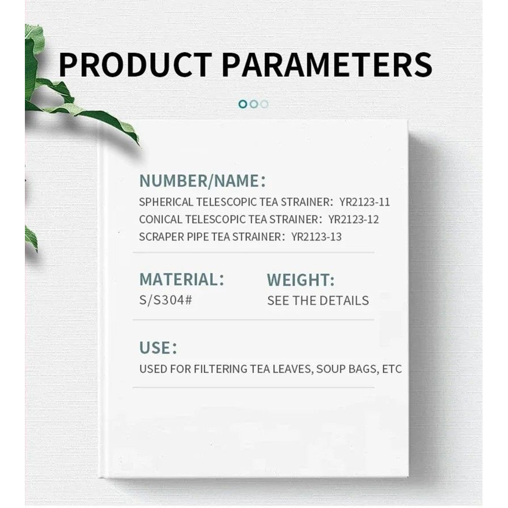 304 Stainless Steel Tea Infuser Spoon Fine Mesh LooseLeaf Tea Strainer Filter Reusable Teaware 17