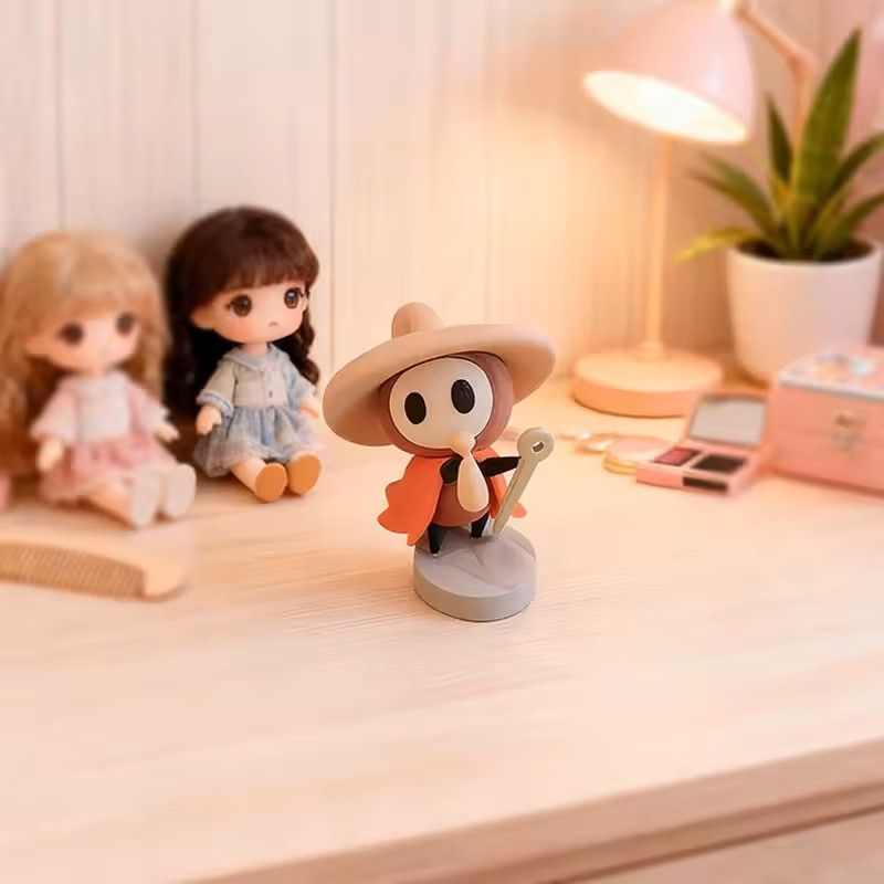 Hollow Knight Silksong Sherma Resin Figure Cute Cosplay Doll Desktop Ornament Collectible Game Mode 2